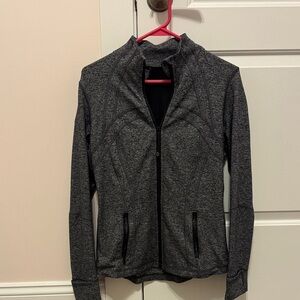 Lululemon Gray Zip-Up Athletic Jacket